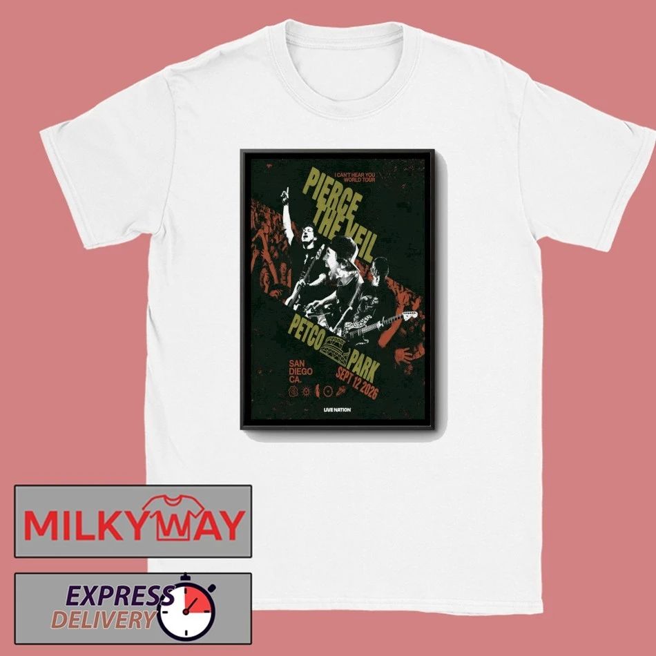 Pierce The Veil Sept 12 2026 San Diego CA Poster shirt