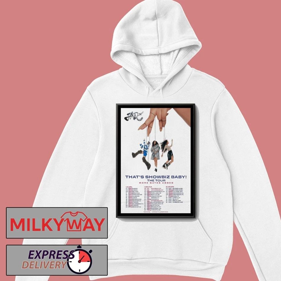 JADE That’s Showbiz Baby The Tour 2025-2026 Poster shirt