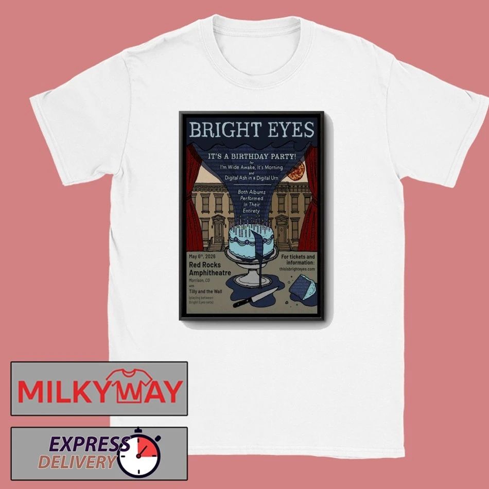 Bright Eyes May 6 2026 Red Rocks Show Poster shirt
