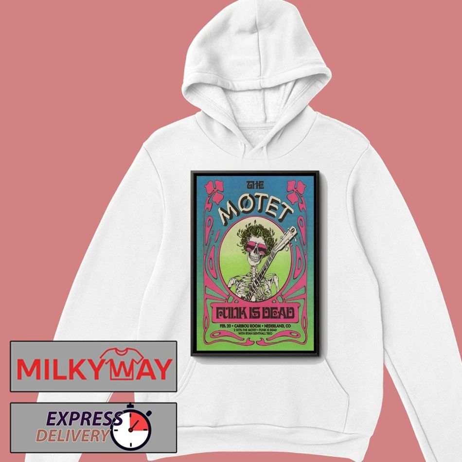 The Motet Feb 20 2026 Caribou Room Nederland CO Poster shirt