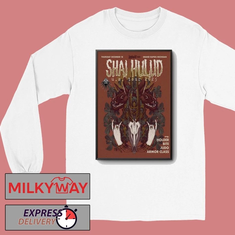 Shai Hulud Grand Rapids Tour On Dec 18 2025 Poster shirt