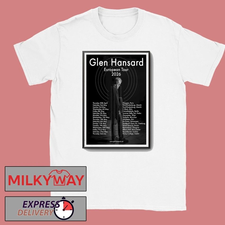 European Tour 2026 Glen Hansard Poster shirt