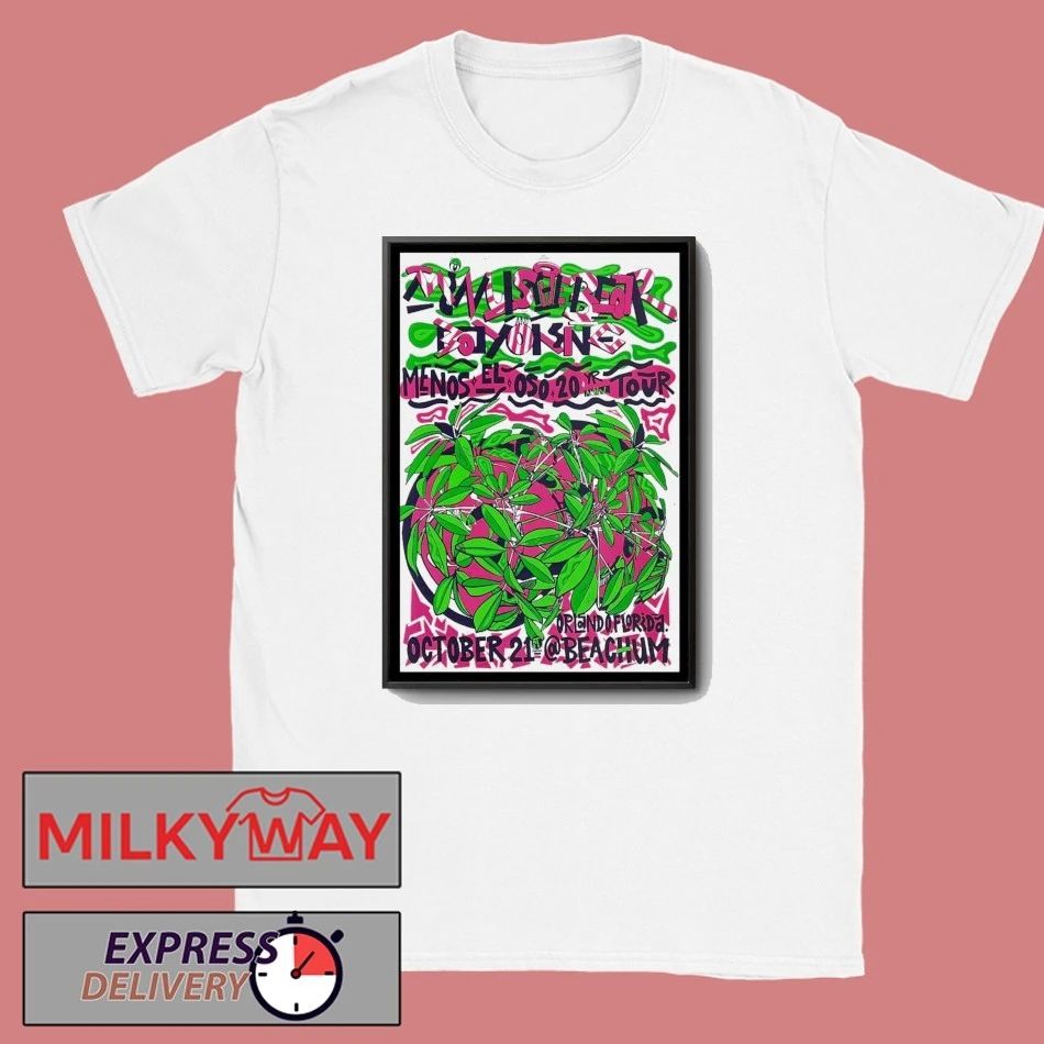 Minus The Bear Orlando, FL The Beacham Oct 21 2025 Poster shirt