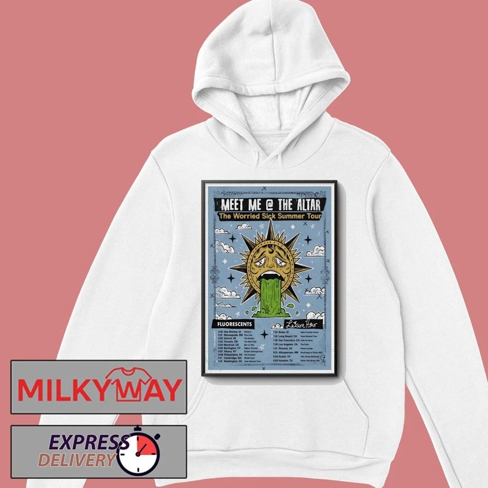 Meet Me @ The Altar The Worried Sick Summer Tour 2026 Poster shirt
