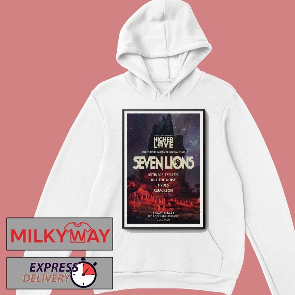 Seven Lions Fall Tour 2026 Red Rocks Park Poster New shirt