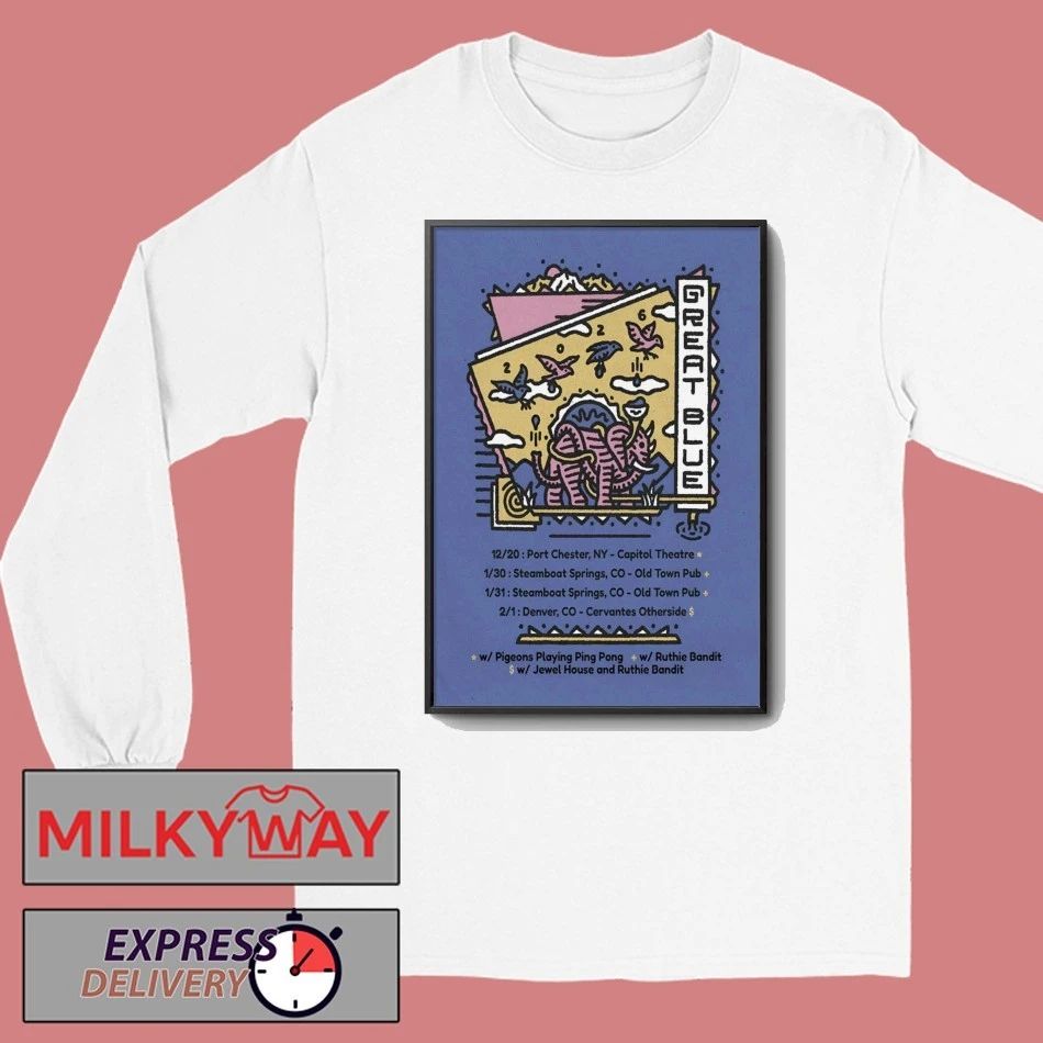 Great Blue Colorado Tour 2025-2026 Poster shirt