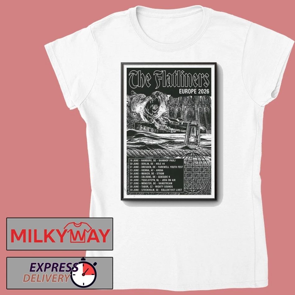 The Flatliners EU 2026 Shows Poster shirt