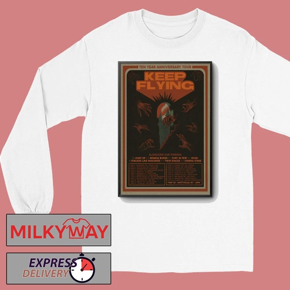 Keep Flying Ten Year Anniversary Tour 2026 Poster shirt