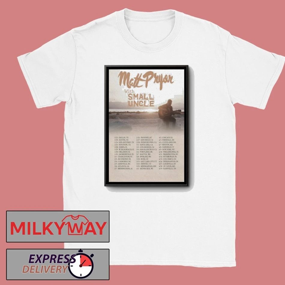 Matt Pryor With Small Uncle The Salton Sea 2026 Shows Poster shirt