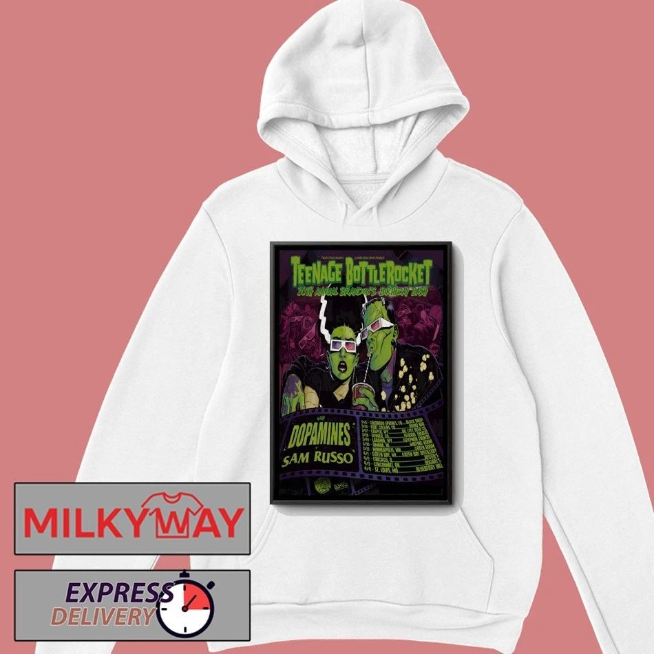 Teenage Bottlerocket 10th Annual on’s Birthday Bash 2026 Shows Poster shirt