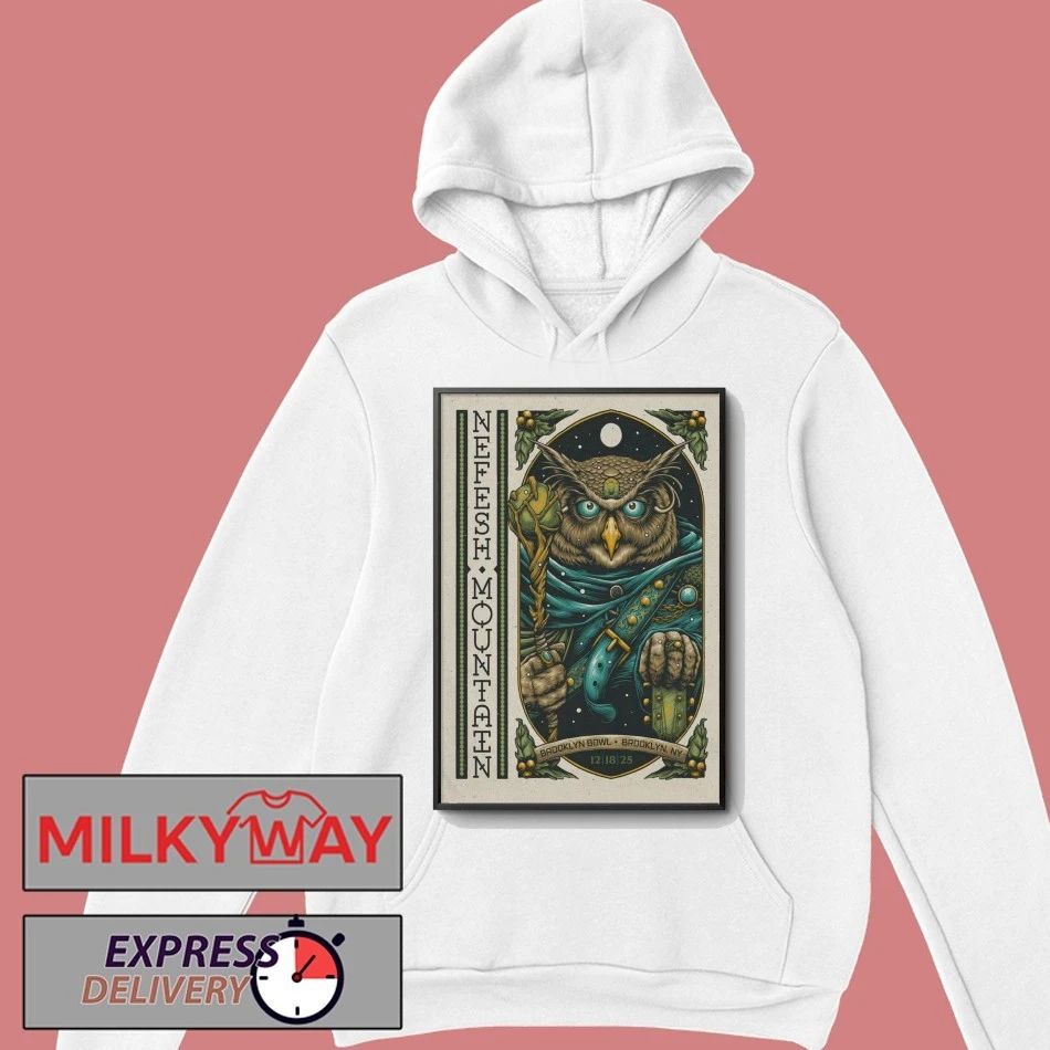 Nefesh Mountain 12.18.2025 Brooklyn NY Poster shirt