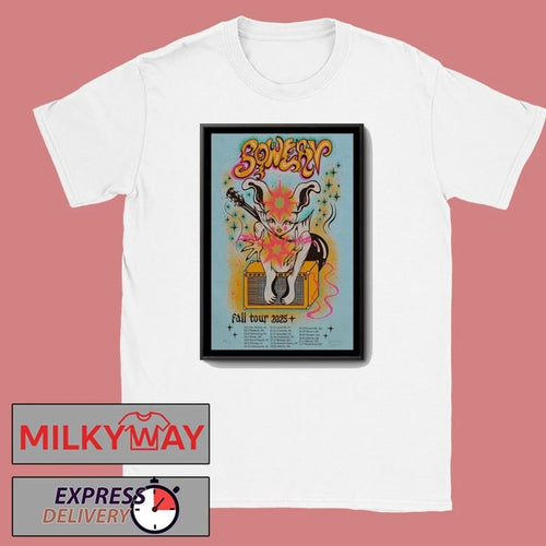 2025 Sqwerv Fall Tour Poster Signed shirt