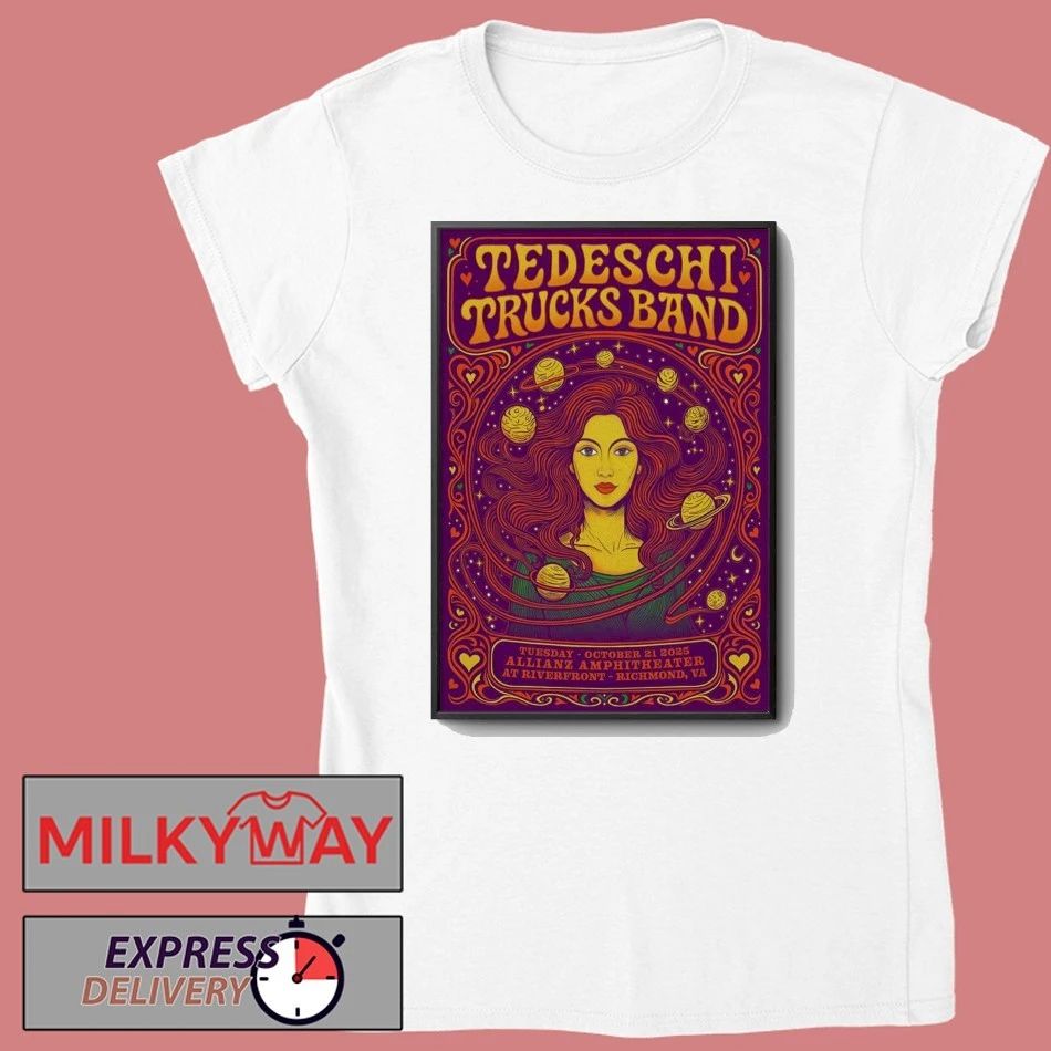 Tedeschi Trucks Band Richmond, VA 10 21 2025 Poster shirt