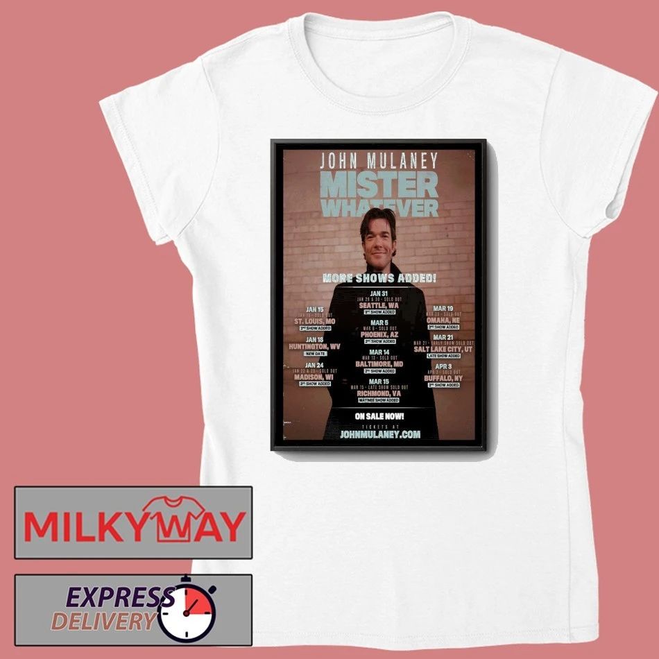 John Mulaney Tour Jan 2026 Poster shirt