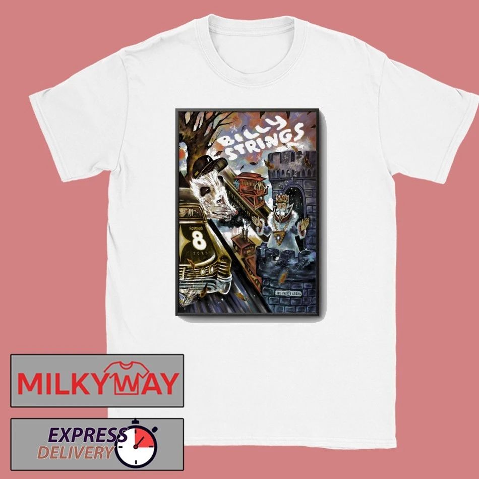 Billy Strings November 8 2025 Pittsburgh, PA Poster shirt
