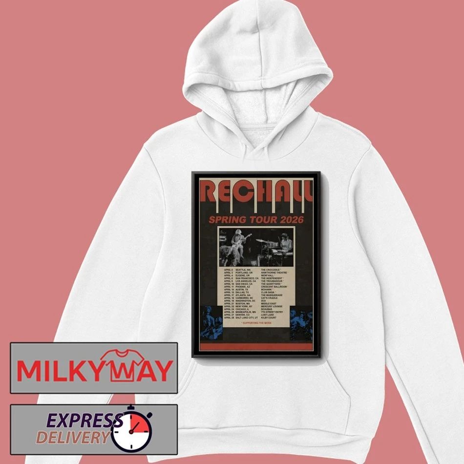 Rec Hall 2026 Spring Tour Poster shirt