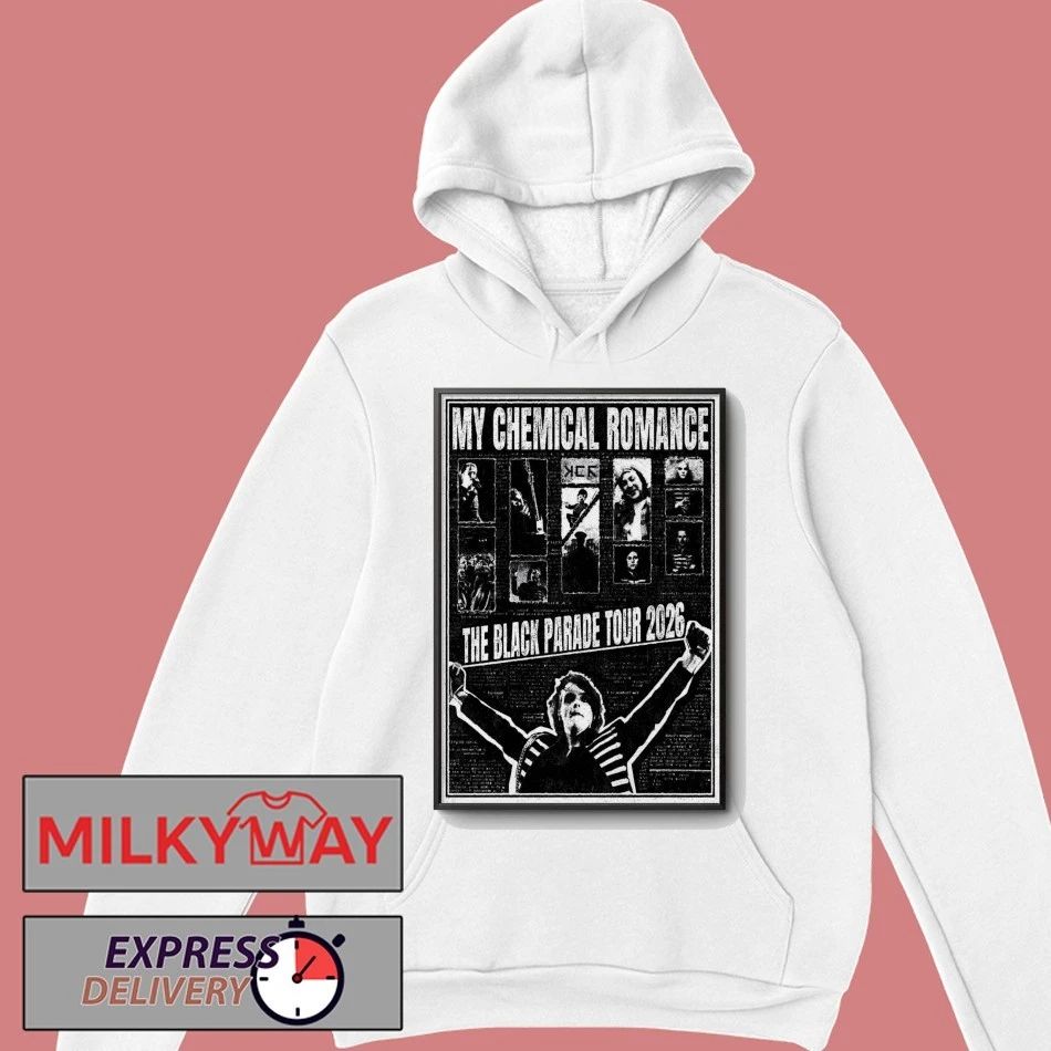Poster My Chemical Romance The Black Parade 2026 Tour shirt