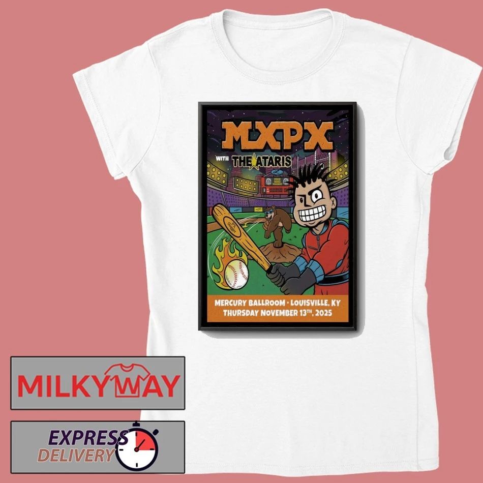 MXPX Nov 13 2025 Mercury Ballroom Louisville KY Poster shirt
