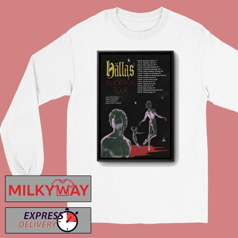 Hällas 2026 Panorama Tour Poster shirt