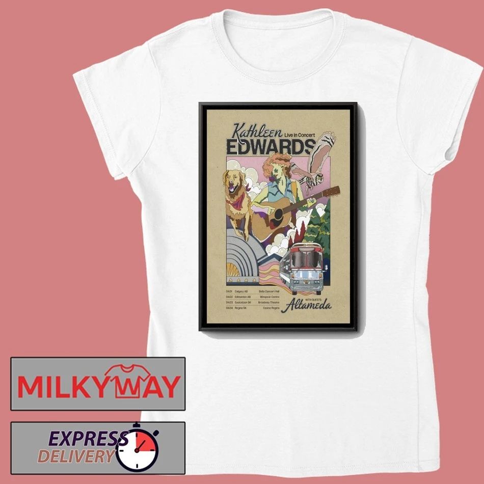 Poster Kathleen Edwards Western Canada Tour shirt