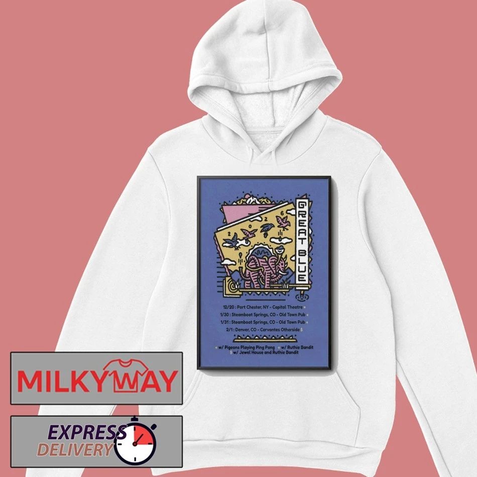 Great Blue Colorado NYE Shows 2025-2026 Poster shirt