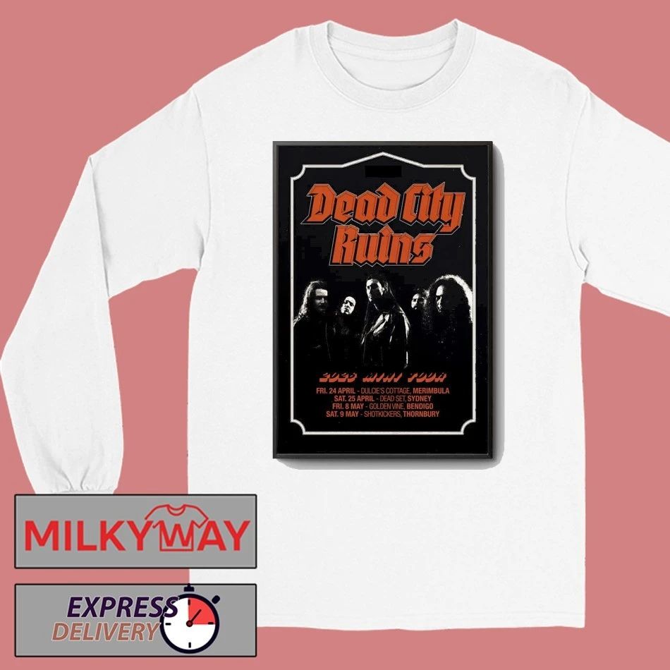 Dead City Ruins Mini 2026 Tour Poster shirt