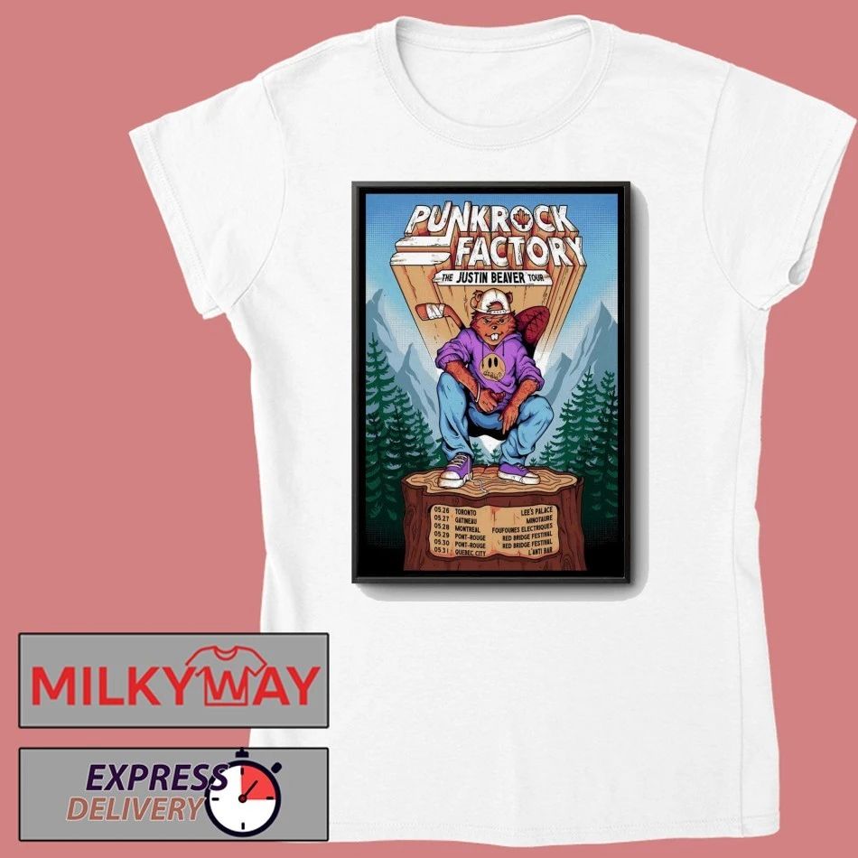 Punk Rock Factory 2026 The Justin Beaver Tour Poster shirt
