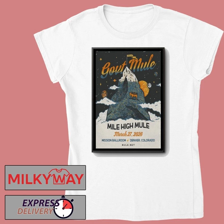 Gov’t MULE In Denver, CO Poster 2026 Mar 27 shirt