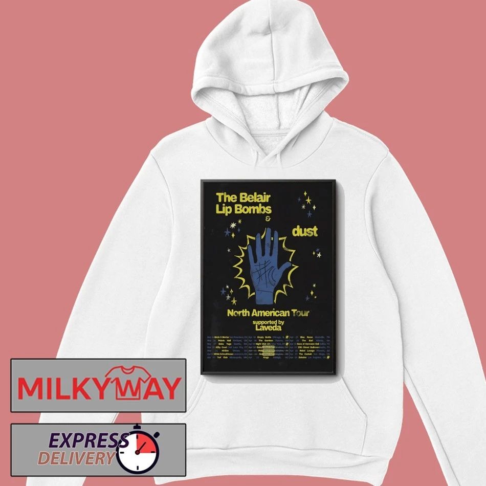 The Belair Lip Bombs NA Tour 2026 Poster shirt