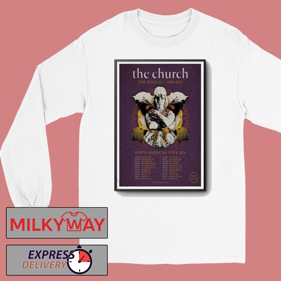 The Church North American Tour 2026 Poster shirt