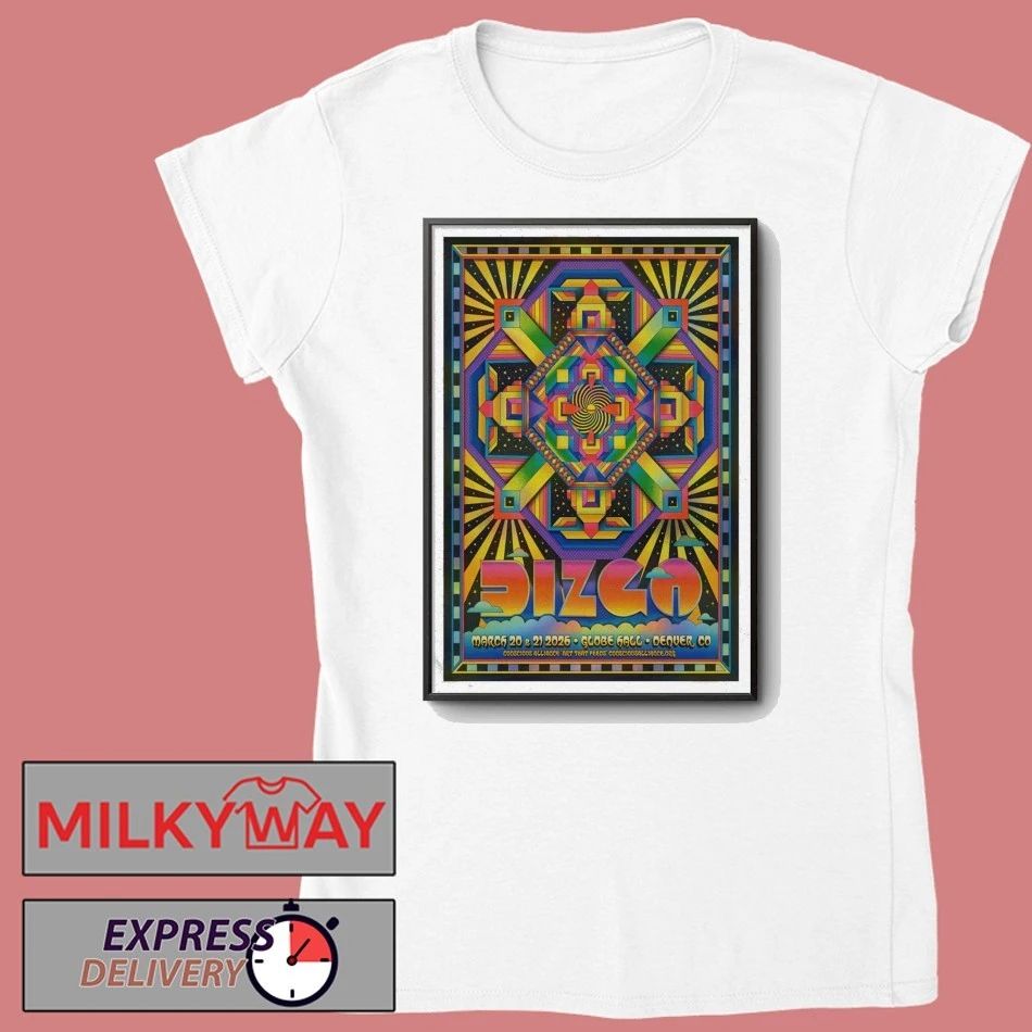 Dizgo Denver Event at Globe Hall Mar 20 and 21, 2026 Poster shirt