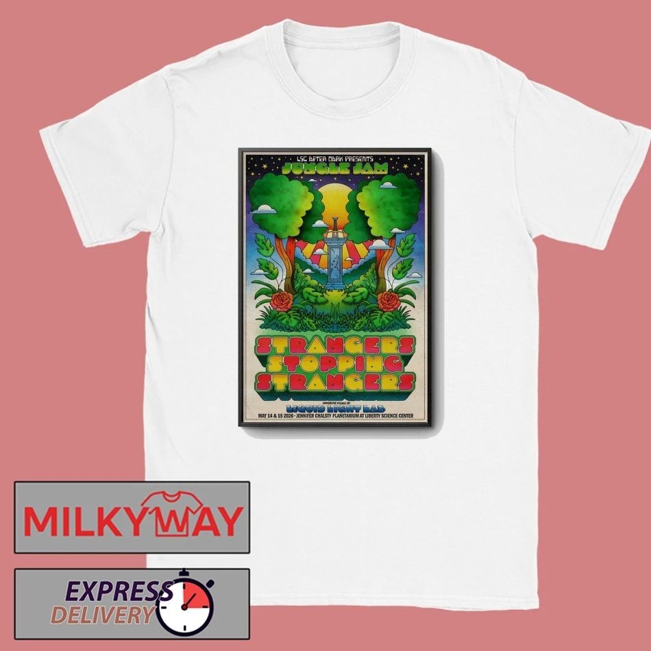 Strangers Stopping Strangers Tour Jersey City NJ On May 14-15 2026 Poster shirt