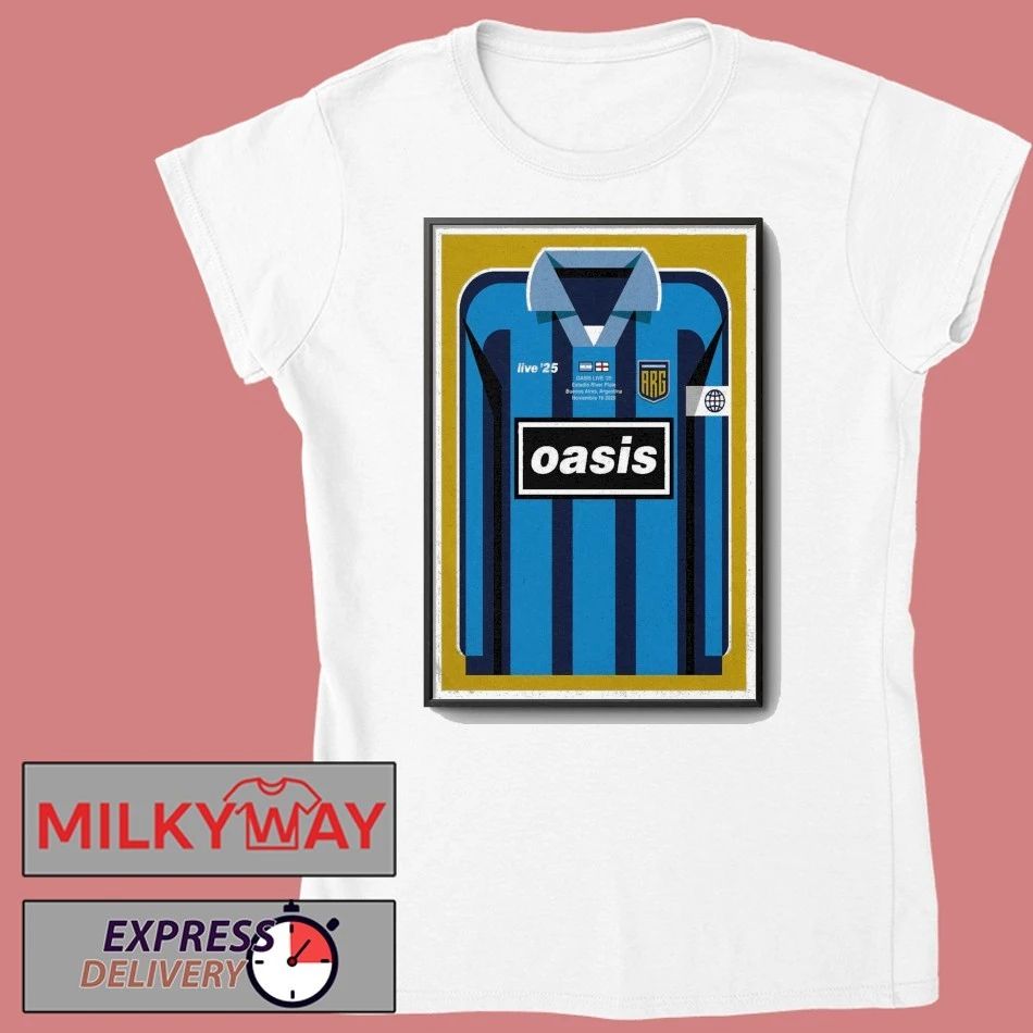 Oasis Nov 16 2025 Estadio River Plate In Buenos Aires Argentina Poster shirt