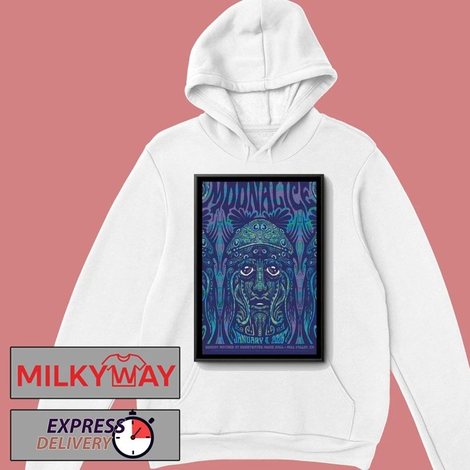 Jan 4 2026 Moonalice Mill Valley, CA Poster shirt