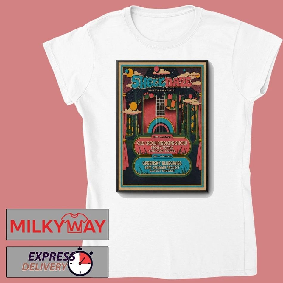 Shell Daze Music Festival 4 17-4 18 2026 Memphis TN Poster shirt