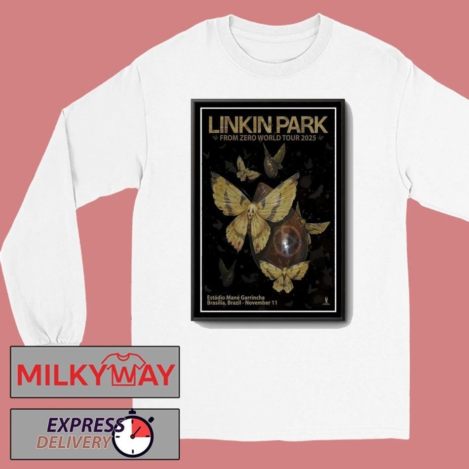 Linkin Park November 11 2025 Brasilia, Brazil Poster shirt