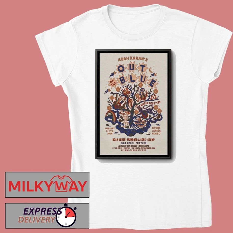 Noah Kahan Jan 8-11 2026 Mexico Poster shirt