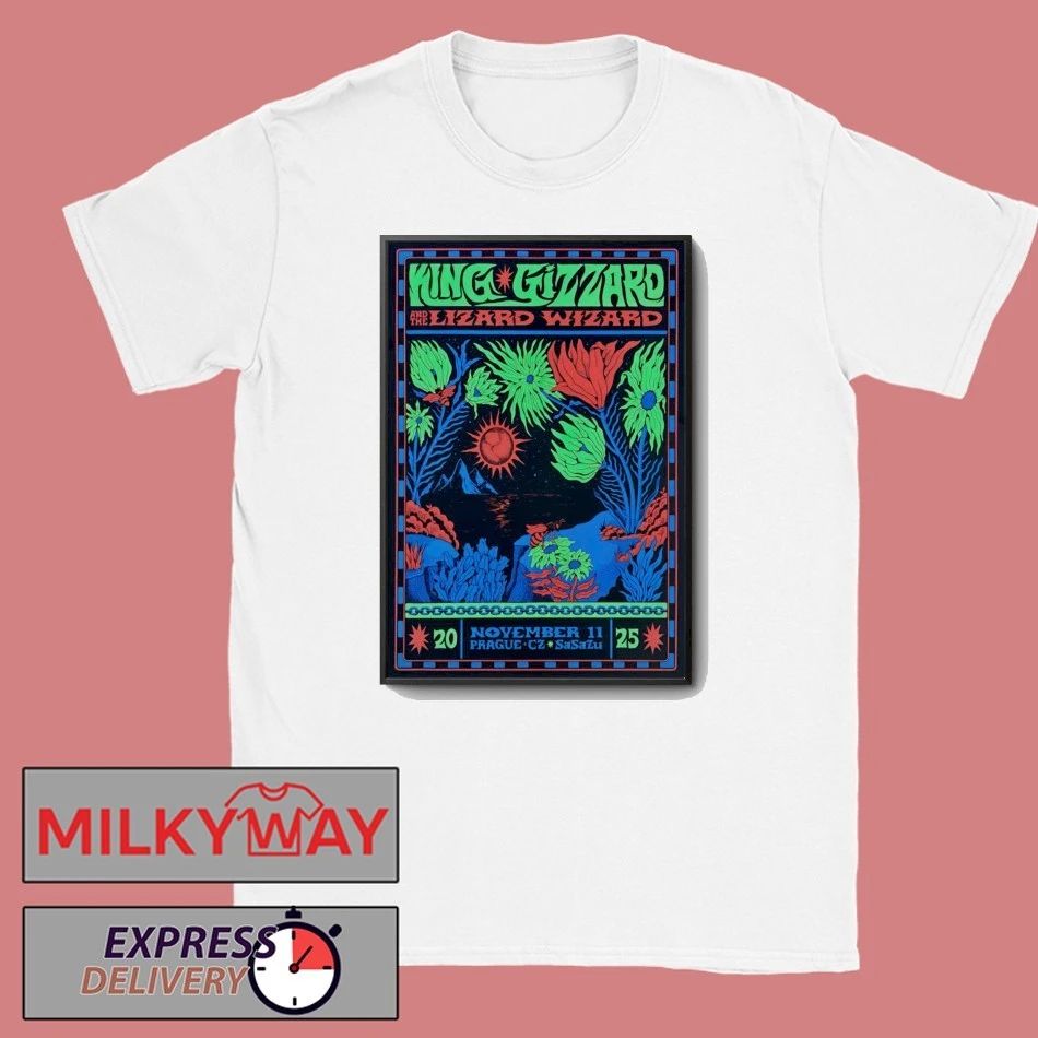 King Gizzard And The Lizard Wizard In Prague CZ On Nov 11 2025 Poster shirt