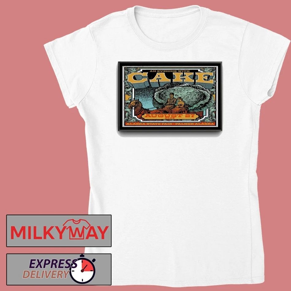 CAKE Palmer Borealis Theatre on 8.27.2026 Poster shirt