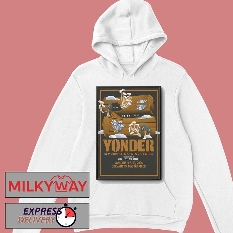 Yonder Mountain String Band Denver Event On Jan 9-10 2026 Poster shirt