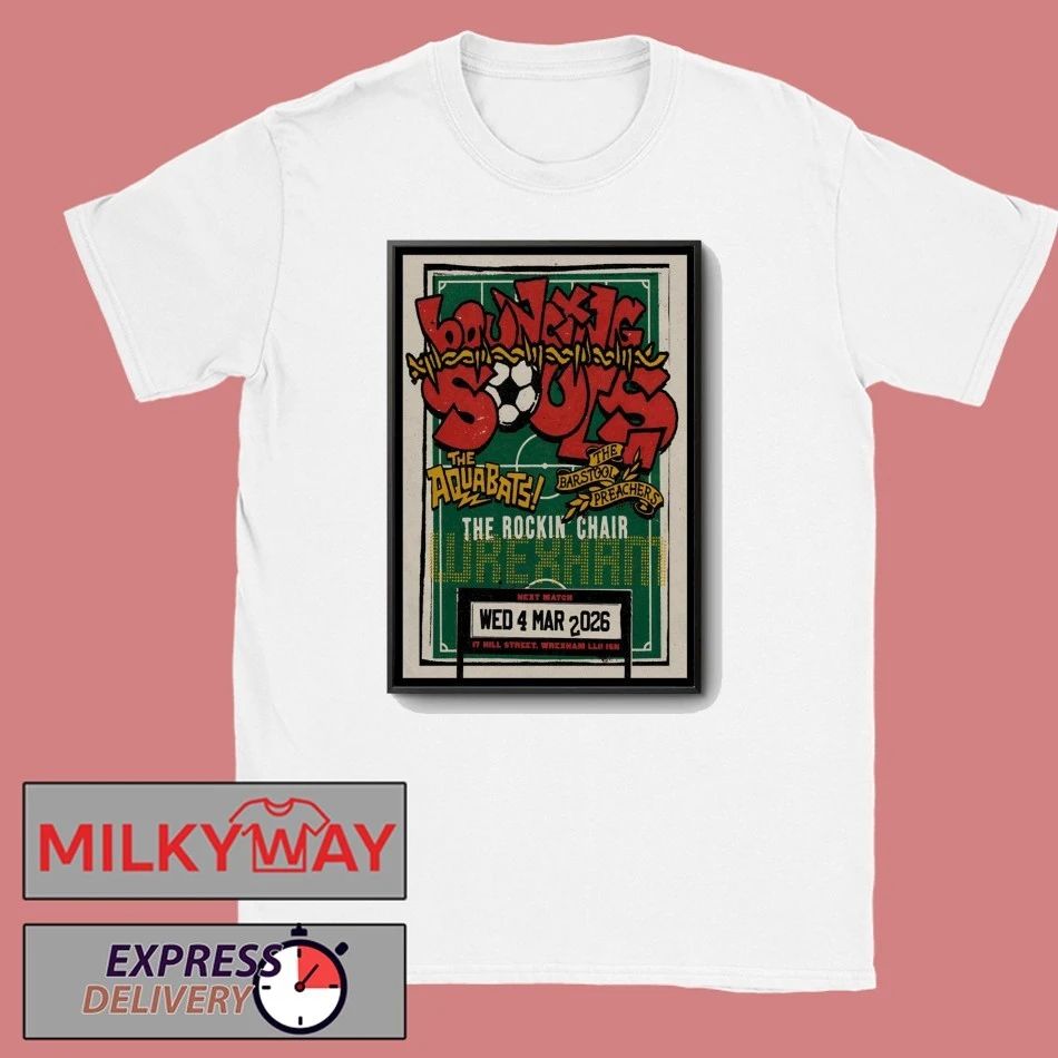 The Bouncing Souls The Rockin’ Chair In Wrexham UK Mar 4 2026 Poster shirt