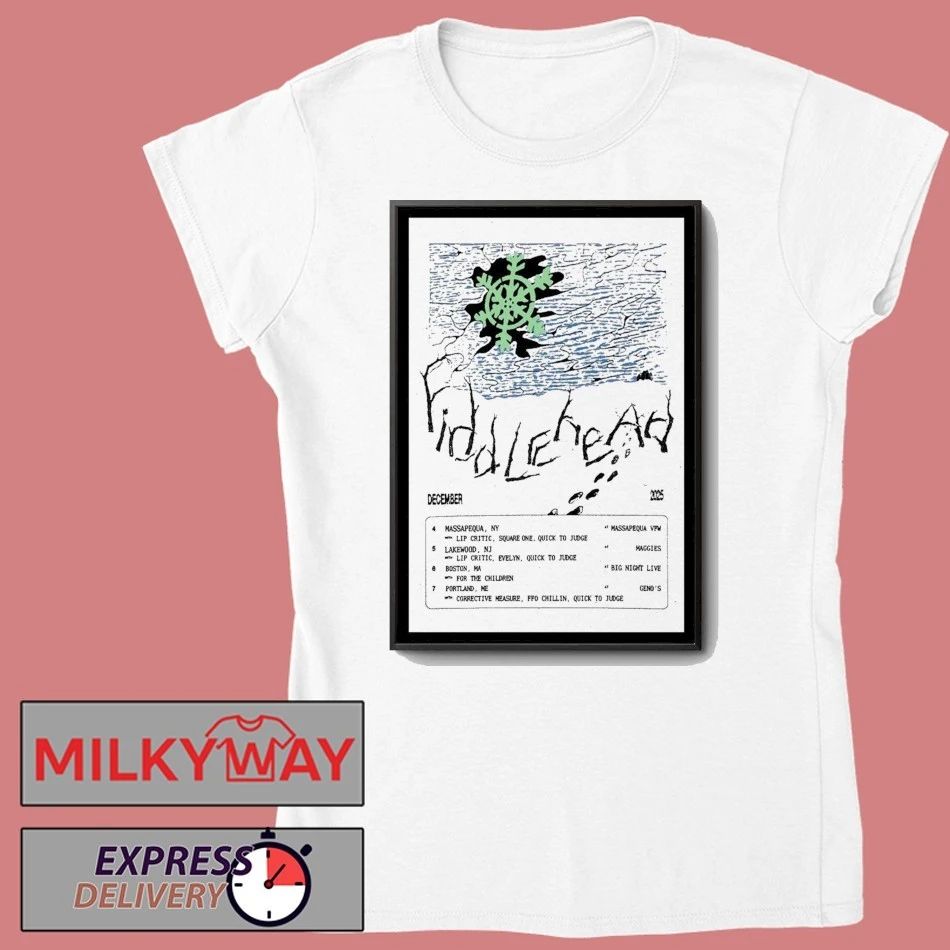 Fiddlehead Tour December 2025 Poster shirt