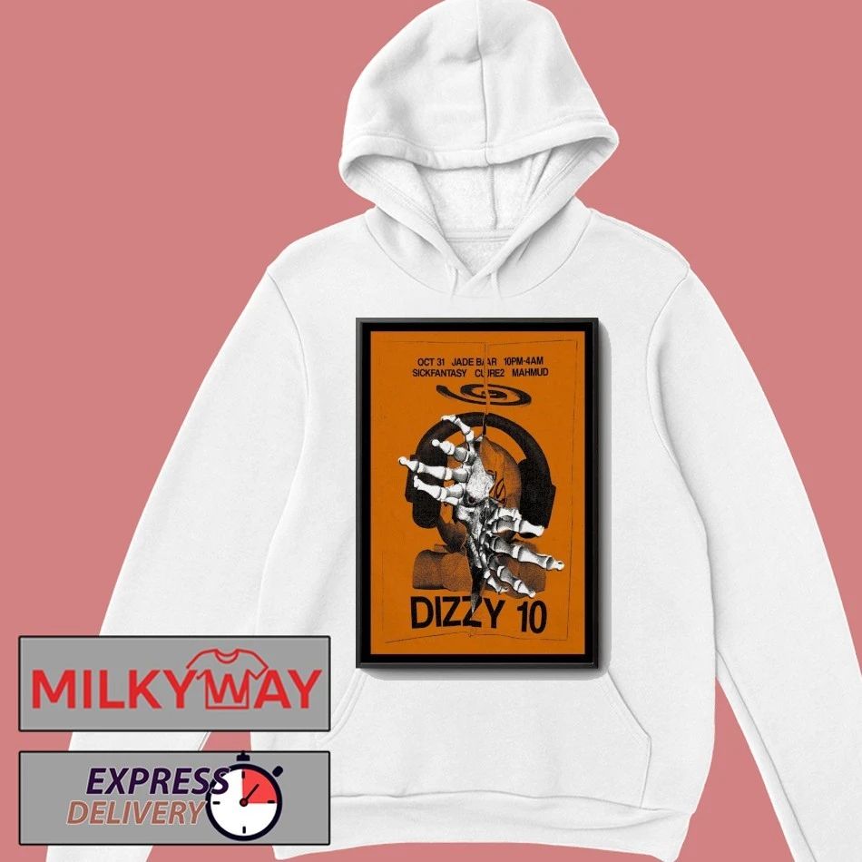 Dizzy 10 Halloween Event Brooklyn Oct 31 2025 Poster shirt