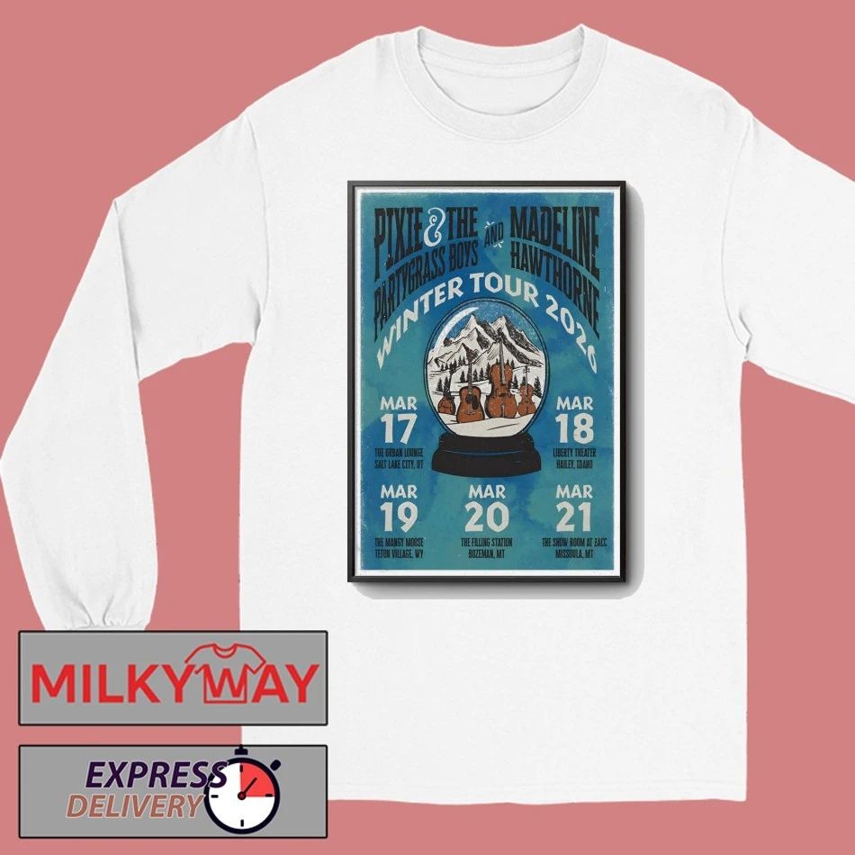 Poster Pixie And The Partygrass Boys Winter 2026 Tour shirt