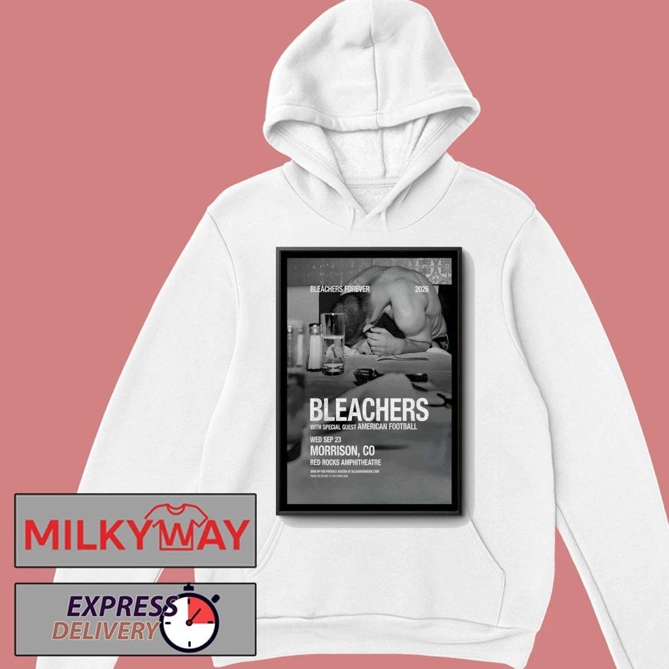 Bleachers At Red Rocks Amphitheatre On Sept 23 2026 Poster shirt