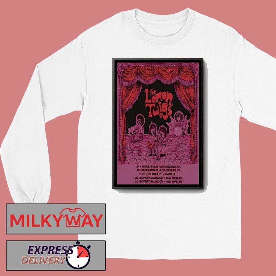 The Lemon Twigs America Tour 2026 Poster shirt