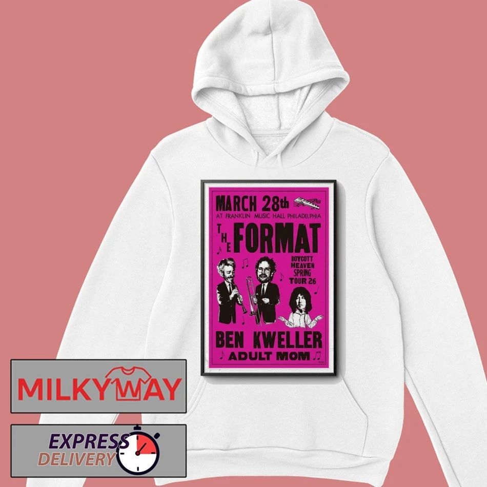 The Format March 28, 2026 Franklin Music Hall Philadelphia, PA Poster shirt