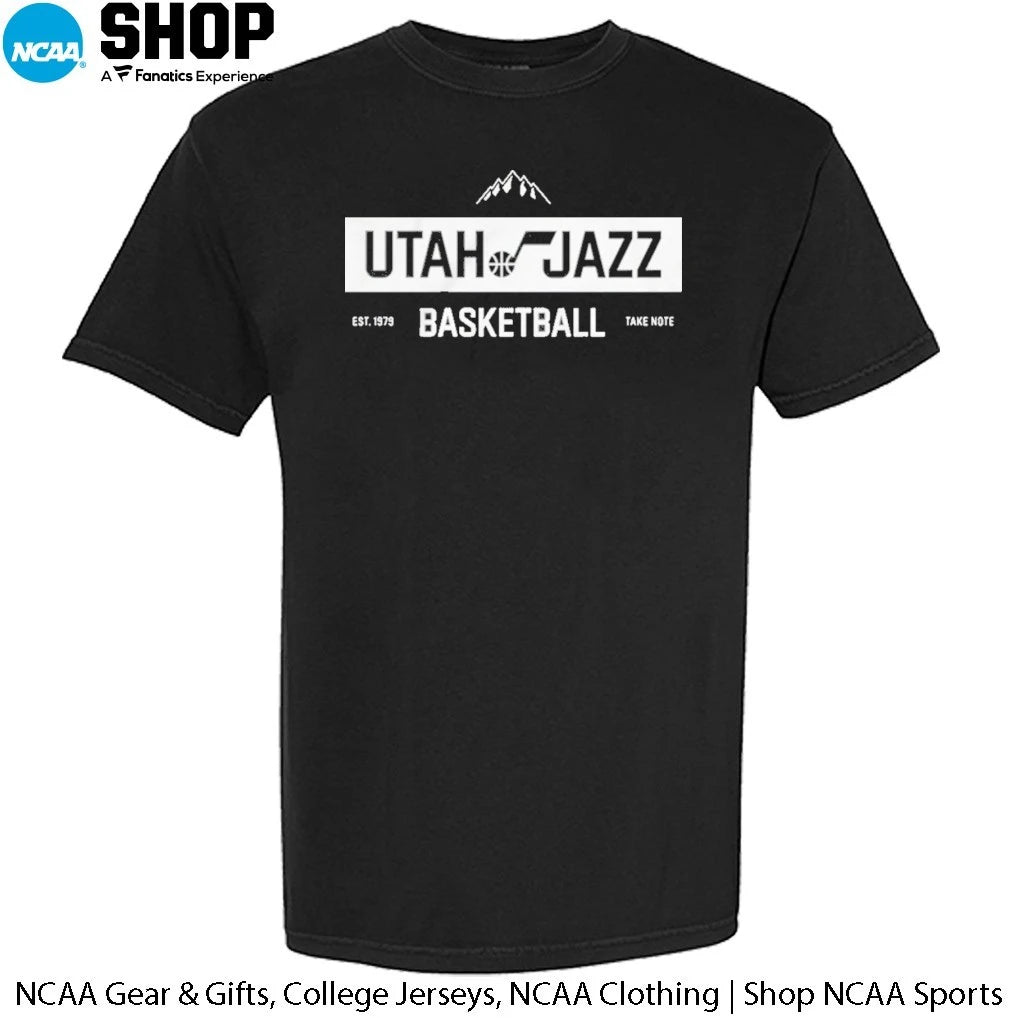 Utah Jazz Basketball Take Note Est 1979 Premium SS T-Shirt
