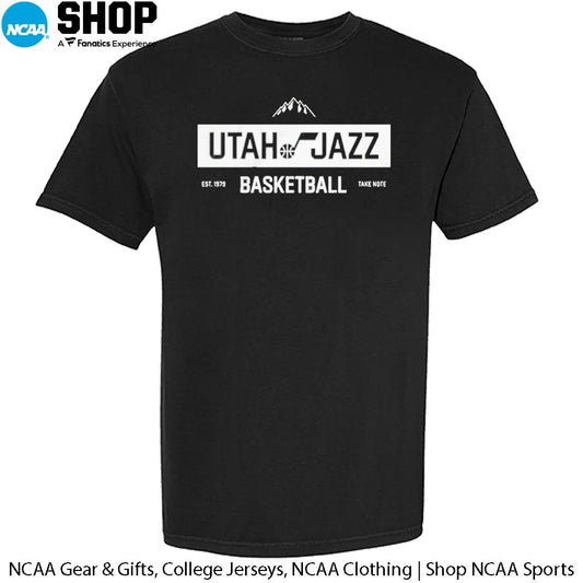 Utah Jazz Basketball Take Note Est 1979 Premium SS T-Shirt