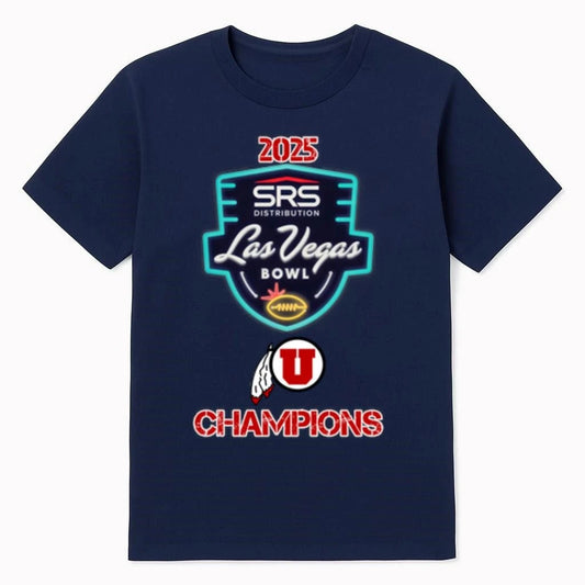 Utah Utes logo 2025 Las Vegas Bowl Champions Shirt